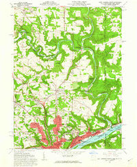 East Liverpool North Ohio Historical topographic map, 1:24000 scale, 7.5 X 7.5 Minute, Year 1960