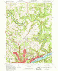 East Liverpool North Ohio Historical topographic map, 1:24000 scale, 7.5 X 7.5 Minute, Year 1960
