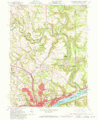 East Liverpool North Ohio Historical topographic map, 1:24000 scale, 7.5 X 7.5 Minute, Year 1960