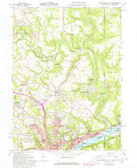 East Liverpool North Ohio Historical topographic map, 1:24000 scale, 7.5 X 7.5 Minute, Year 1960