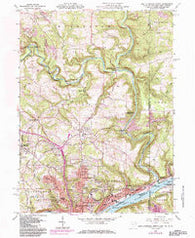 East Liverpool North Ohio Historical topographic map, 1:24000 scale, 7.5 X 7.5 Minute, Year 1960
