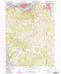 East Liverpool South Ohio Historical topographic map, 1:24000 scale, 7.5 X 7.5 Minute, Year 1960