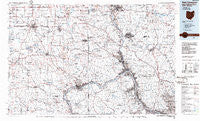 East Liverpool Ohio Historical topographic map, 1:100000 scale, 30 X 60 Minute, Year 1986