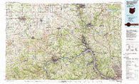 East Liverpool Ohio Historical topographic map, 1:100000 scale, 30 X 60 Minute, Year 1986