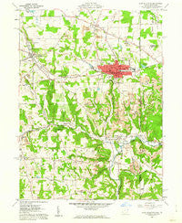 East Palestine Ohio Historical topographic map, 1:24000 scale, 7.5 X 7.5 Minute, Year 1960