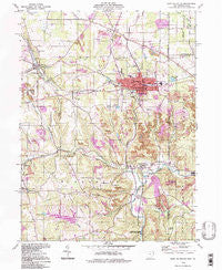 East Palestine Ohio Historical topographic map, 1:24000 scale, 7.5 X 7.5 Minute, Year 1994