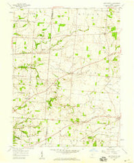 East Ringgold Ohio Historical topographic map, 1:24000 scale, 7.5 X 7.5 Minute, Year 1958