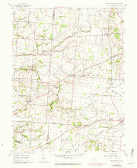 East Ringgold Ohio Historical topographic map, 1:24000 scale, 7.5 X 7.5 Minute, Year 1958
