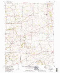 East Ringgold Ohio Historical topographic map, 1:24000 scale, 7.5 X 7.5 Minute, Year 1992