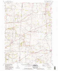 East Ringgold Ohio Historical topographic map, 1:24000 scale, 7.5 X 7.5 Minute, Year 1992