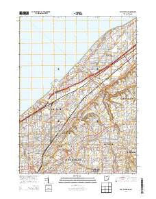 East Cleveland Ohio Historical topographic map, 1:24000 scale, 7.5 X 7.5 Minute, Year 2013