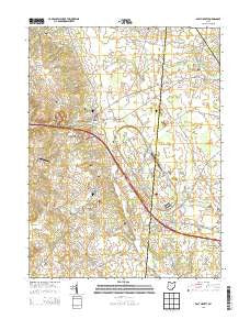 East Liberty Ohio Historical topographic map, 1:24000 scale, 7.5 X 7.5 Minute, Year 2013