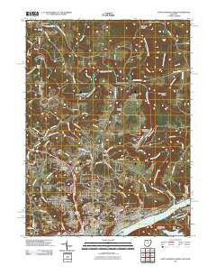 East Liverpool North Ohio Historical topographic map, 1:24000 scale, 7.5 X 7.5 Minute, Year 2011