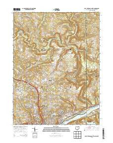East Liverpool North Ohio Historical topographic map, 1:24000 scale, 7.5 X 7.5 Minute, Year 2013