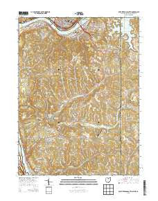 East Liverpool South Ohio Historical topographic map, 1:24000 scale, 7.5 X 7.5 Minute, Year 2013