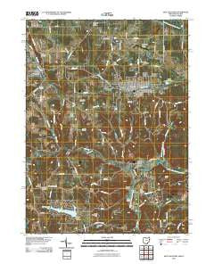 East Palestine Ohio Historical topographic map, 1:24000 scale, 7.5 X 7.5 Minute, Year 2010