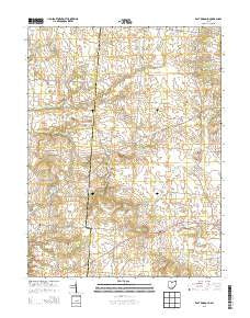 East Ringgold Ohio Historical topographic map, 1:24000 scale, 7.5 X 7.5 Minute, Year 2013