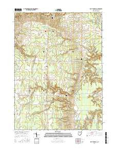 East Trumbull Ohio Current topographic map, 1:24000 scale, 7.5 X 7.5 Minute, Year 2016