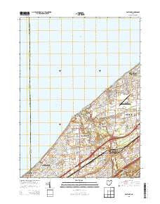 Eastlake Ohio Historical topographic map, 1:24000 scale, 7.5 X 7.5 Minute, Year 2013