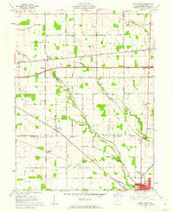 Eaton North Ohio Historical topographic map, 1:24000 scale, 7.5 X 7.5 Minute, Year 1960