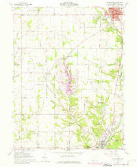 Eaton South Ohio Historical topographic map, 1:24000 scale, 7.5 X 7.5 Minute, Year 1960