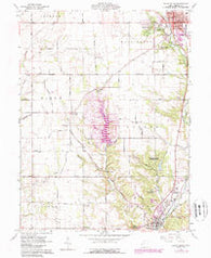 Eaton South Ohio Historical topographic map, 1:24000 scale, 7.5 X 7.5 Minute, Year 1960