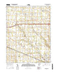 Eaton North Ohio Current topographic map, 1:24000 scale, 7.5 X 7.5 Minute, Year 2016