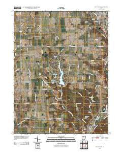 Eaton South Ohio Historical topographic map, 1:24000 scale, 7.5 X 7.5 Minute, Year 2010