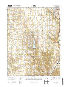 Eaton South Ohio Historical topographic map, 1:24000 scale, 7.5 X 7.5 Minute, Year 2013