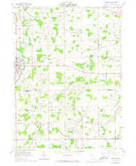 Edgerton Ohio Historical topographic map, 1:24000 scale, 7.5 X 7.5 Minute, Year 1961