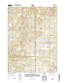 Edon Ohio Historical topographic map, 1:24000 scale, 7.5 X 7.5 Minute, Year 2013