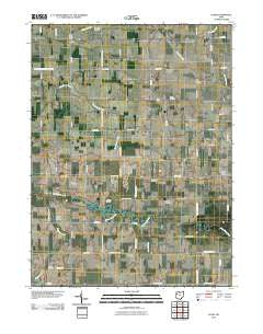 Elgin Ohio Historical topographic map, 1:24000 scale, 7.5 X 7.5 Minute, Year 2010
