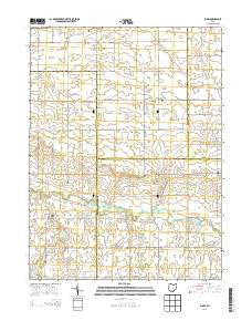 Elgin Ohio Historical topographic map, 1:24000 scale, 7.5 X 7.5 Minute, Year 2013