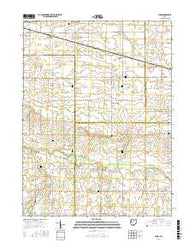 Elgin Ohio Current topographic map, 1:24000 scale, 7.5 X 7.5 Minute, Year 2016