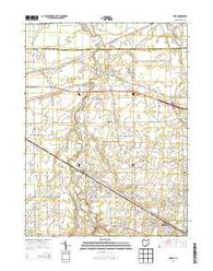 Elida Ohio Historical topographic map, 1:24000 scale, 7.5 X 7.5 Minute, Year 2013