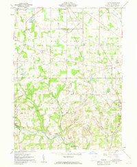 Elkton Ohio Historical topographic map, 1:24000 scale, 7.5 X 7.5 Minute, Year 1960