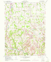 Elkton Ohio Historical topographic map, 1:24000 scale, 7.5 X 7.5 Minute, Year 1960