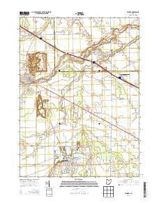 Elmore Ohio Historical topographic map, 1:24000 scale, 7.5 X 7.5 Minute, Year 2013