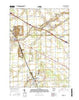 Elmore Ohio Current topographic map, 1:24000 scale, 7.5 X 7.5 Minute, Year 2016