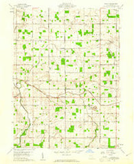 Erastus Ohio Historical topographic map, 1:24000 scale, 7.5 X 7.5 Minute, Year 1960