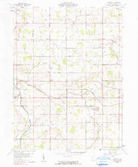 Erastus Ohio Historical topographic map, 1:24000 scale, 7.5 X 7.5 Minute, Year 1960