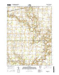 Evansport Ohio Current topographic map, 1:24000 scale, 7.5 X 7.5 Minute, Year 2016