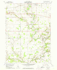 Evansport Ohio Historical topographic map, 1:24000 scale, 7.5 X 7.5 Minute, Year 1960