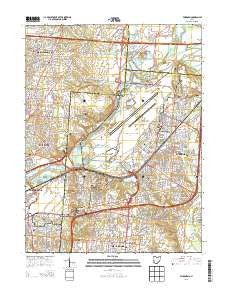 Fairborn Ohio Historical topographic map, 1:24000 scale, 7.5 X 7.5 Minute, Year 2013