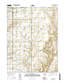Fairhaven Ohio Current topographic map, 1:24000 scale, 7.5 X 7.5 Minute, Year 2016