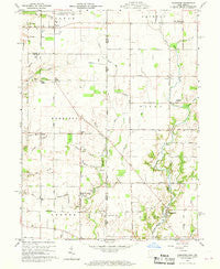 Fairhaven Ohio Historical topographic map, 1:24000 scale, 7.5 X 7.5 Minute, Year 1960
