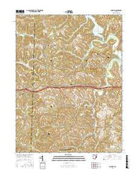 Fairview Ohio Current topographic map, 1:24000 scale, 7.5 X 7.5 Minute, Year 2016
