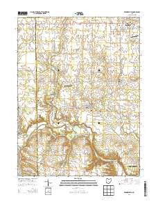 Farmersville Ohio Historical topographic map, 1:24000 scale, 7.5 X 7.5 Minute, Year 2013