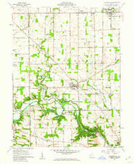 Farmersville Ohio Historical topographic map, 1:24000 scale, 7.5 X 7.5 Minute, Year 1960