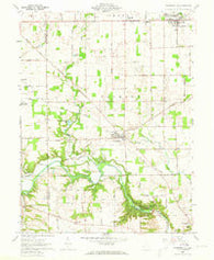 Farmersville Ohio Historical topographic map, 1:24000 scale, 7.5 X 7.5 Minute, Year 1960